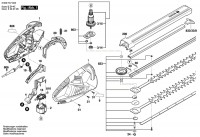 Bosch 3 600 H47 A03 Easyhedgecut 46 Hedge Trimmer 230 V / Eu Spare Parts